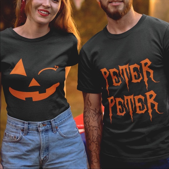Tops Mens L And Womans M Halloween Couples Shirts Poshmark